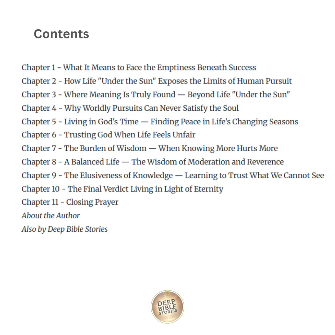 The Book of Ecclesiastes