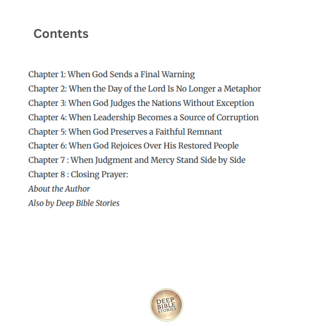 The Book of Zephaniah