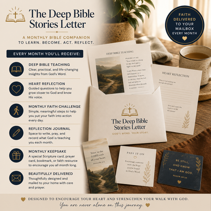 The Deep Bible Stories Letter