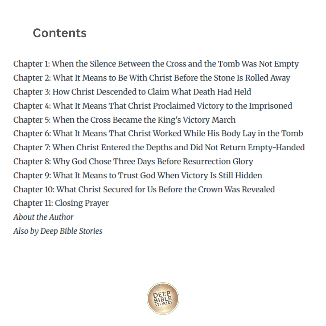 Between Cross and Resurrection