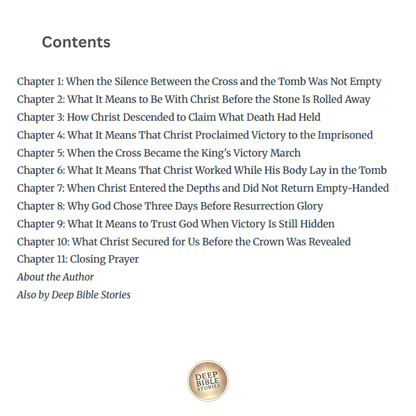 Between Cross and Resurrection