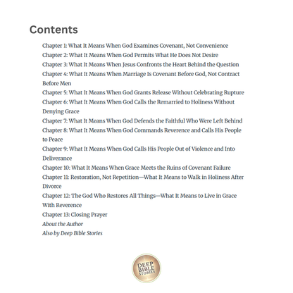 Divorce and Remarriage