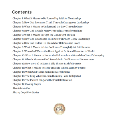 The 1st Book of Timothy