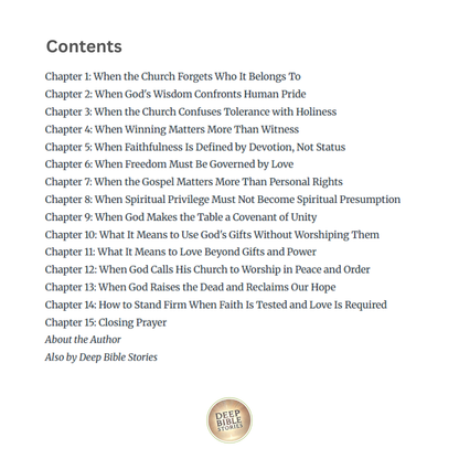 The 1st Book of Corinthians