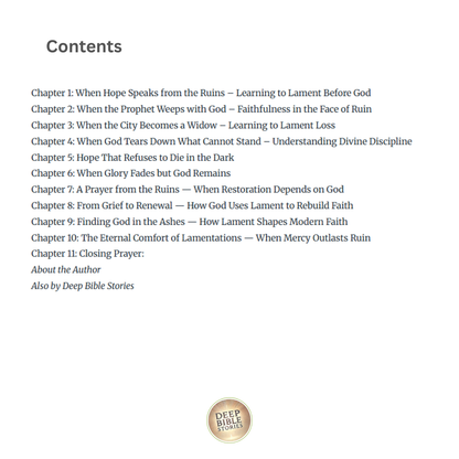 The Book of Lamentations