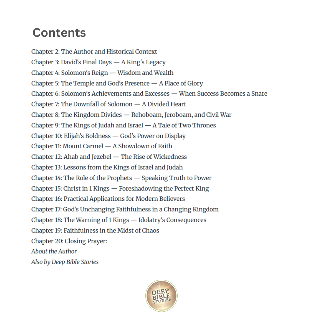 The 1st Book of Kings