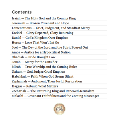The Prophets Explained: 17-Video Study
