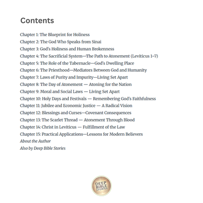 The Book of Leviticus